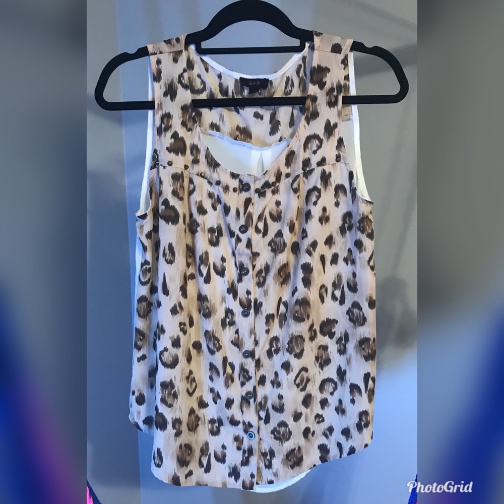 Cheeta print shirt